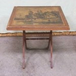 Antique Card Table Fireplace Screen