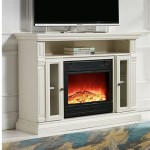 Bennett Infrared Electric Fireplace Tv Stand In Farmhouse Ivory