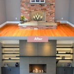 Brick Fireplace Remodel Before And After Pictures