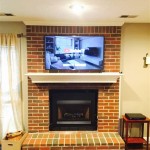 Can You Mount A Tv Above Brick Fireplace