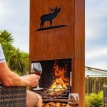 Corten Steel Outdoor Fireplace Nz