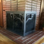 Custom L Shaped Fireplace Screens