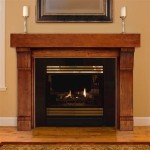 Dark Wood Fireplace