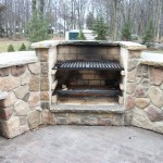 Diy Outdoor Stone Fireplace Grill