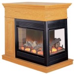 Electric Peninsula Fireplace Insert