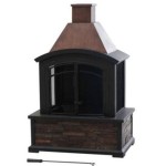 Hampton Bay Outdoor Fireplace In Slate