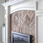 Herringbone Fireplace Insert