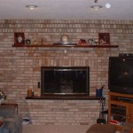 How To Remodel A Full Wall Brick Fireplace