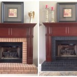 How To Stain A Brick Fireplace