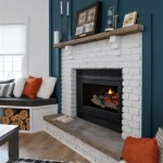 How To Update A Brick Wall Fireplace