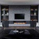 Modern Tv Wall Units With Fireplace