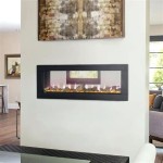 See Thru Two Sided Electric Fireplace