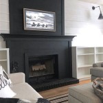 White Room Black Fireplace