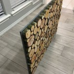 Wood Fireplace Cover